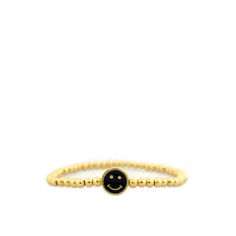 smiley face stretch bracelet