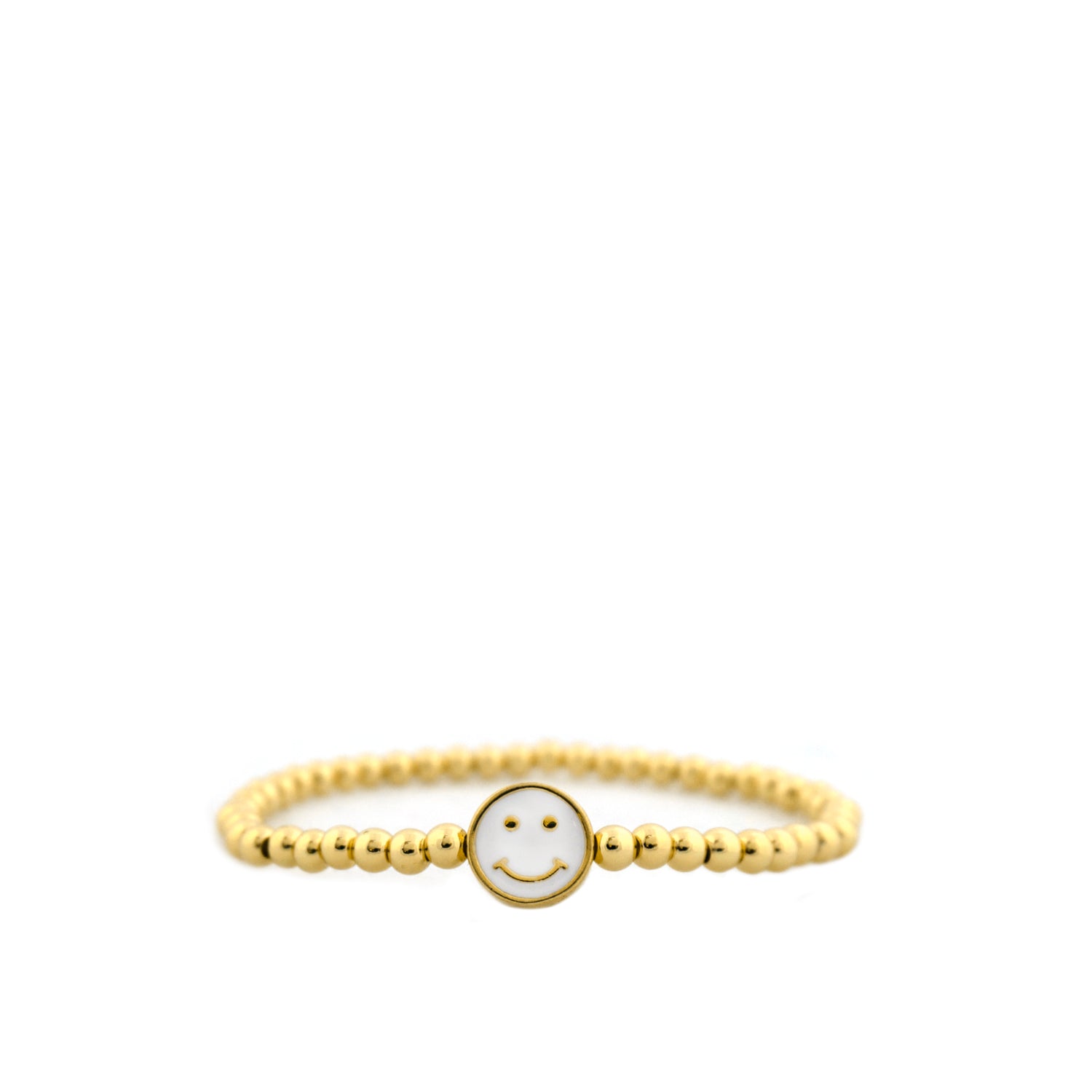 smiley face stretch bracelet
