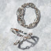 sterling pave CZ link bangle