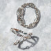 multi-size oval link stretch bracelet