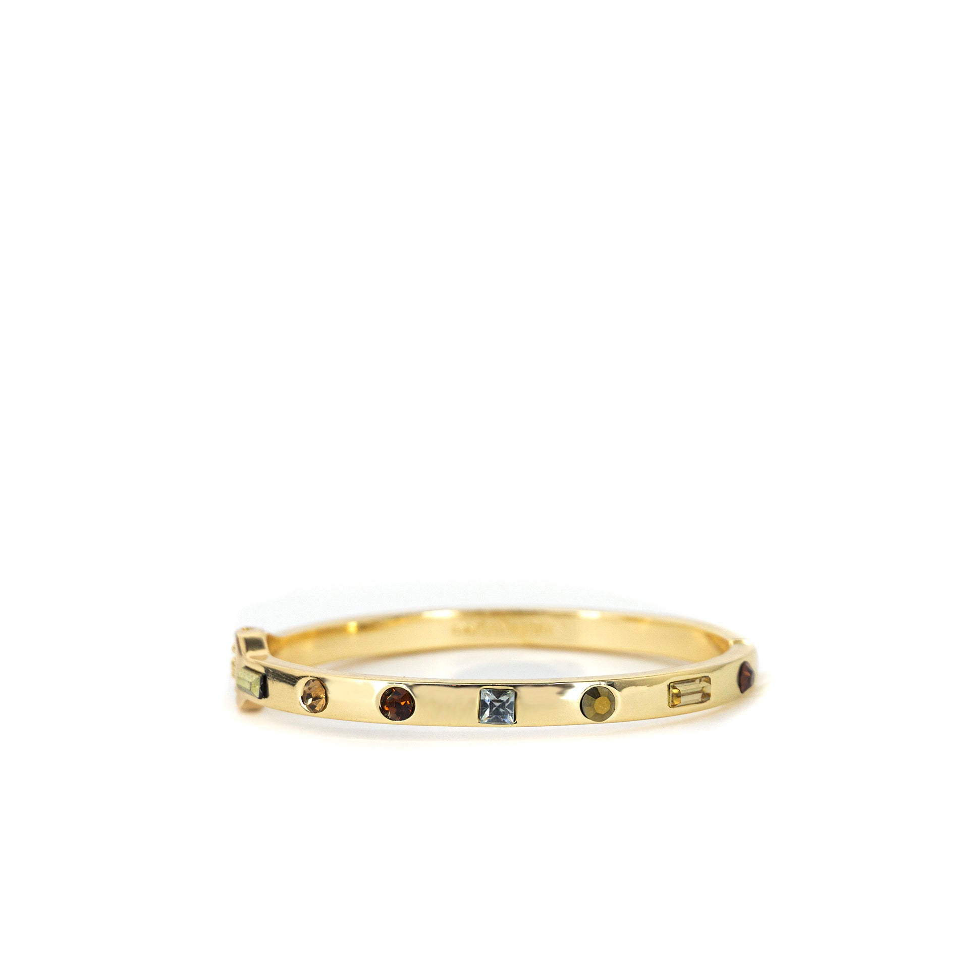 Marlyn Schiff Crystal Bezel and Baguette Bangle main image 0