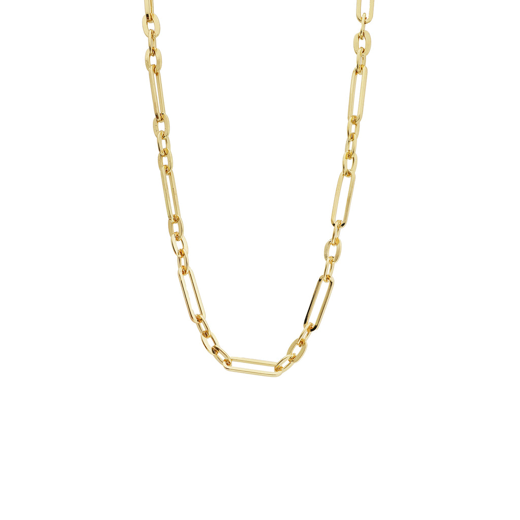 mixed link necklace