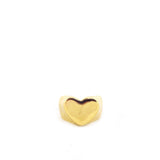Gold Plated Heart Signet Ring