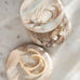 gold plated pearl trim hoop