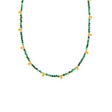 Gold Plated Semi Precious Stone Choker