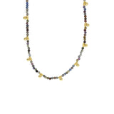 Gold Plated Semi Precious Stone Choker