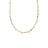 Gold Plated Semi Precious Stone Choker