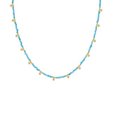 Gold Plated Semi Precious Stone Choker