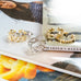 adjustable pave link ring