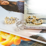 Adjustable Pavé Circle Ring
