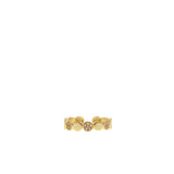Adjustable Pavé Circle Ring