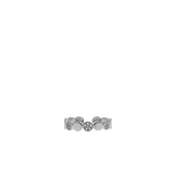 Adjustable Pavé Circle Ring