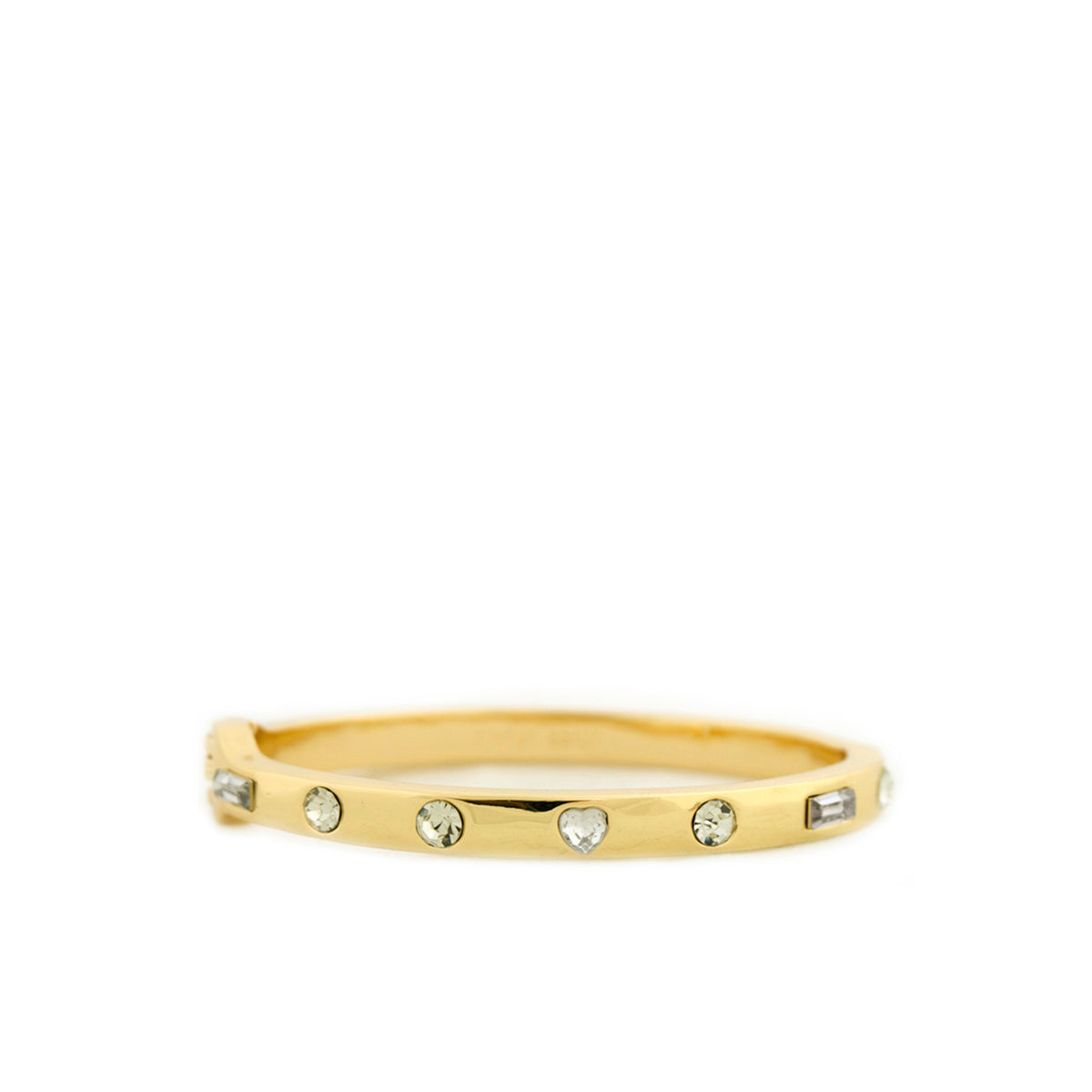 Marlyn Schiff Crystal Bezel and Baguette Bangle