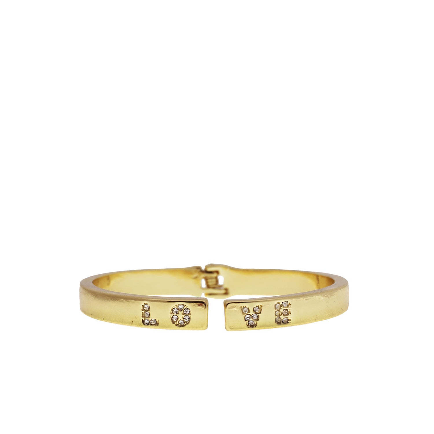 Pave love online bracelet