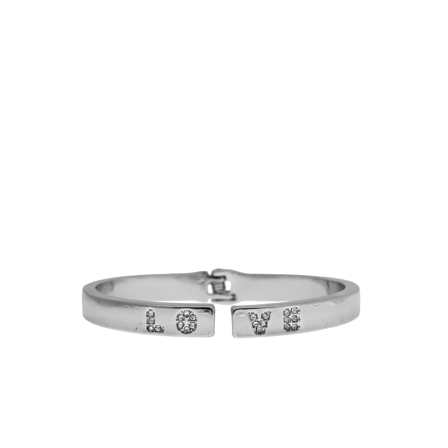 pave love open front cuff