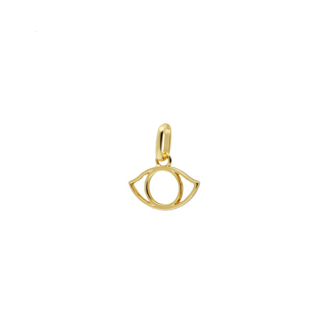 cutout out evil eye charm