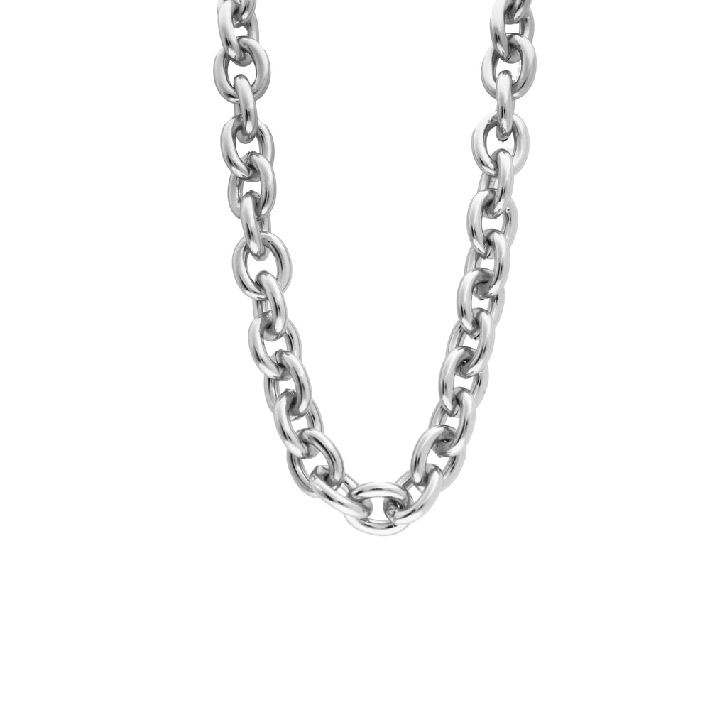 chunky oval link necklace