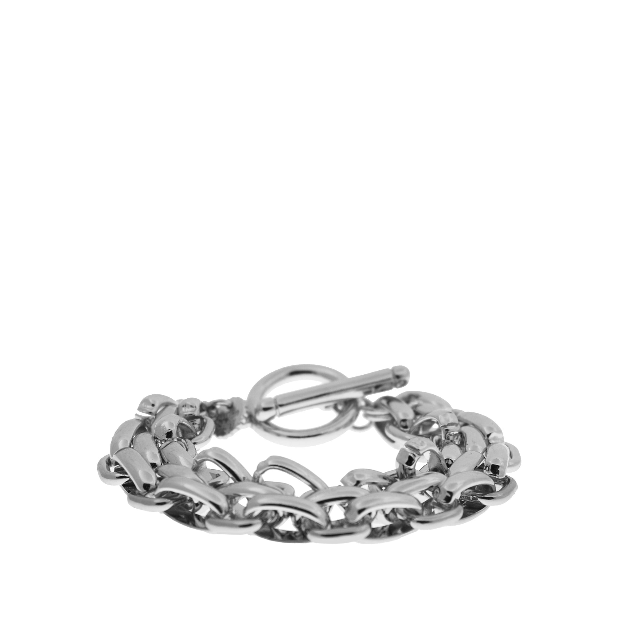 woven link toggle bracelet – Marlyn Schiff, LLC