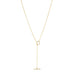 sterling delicate CZ lariat