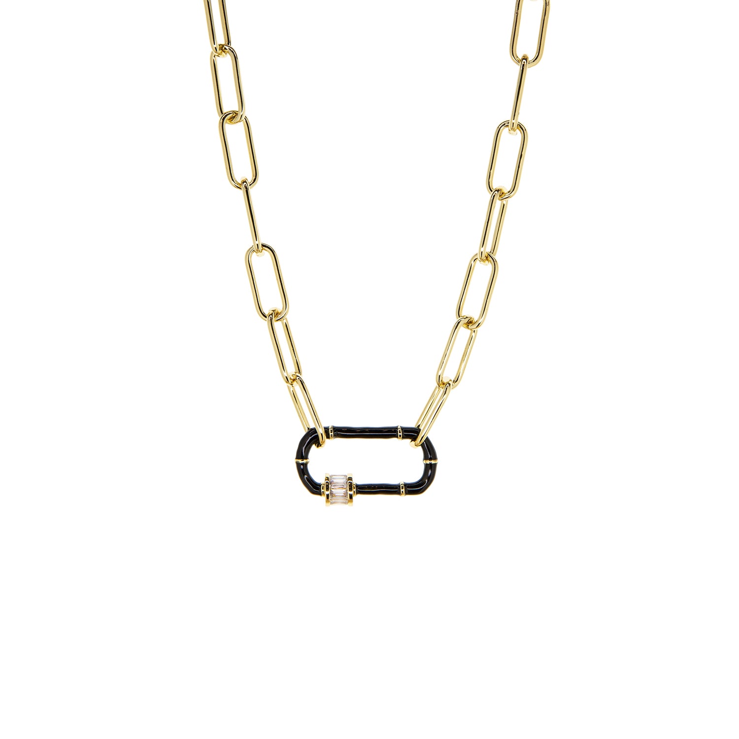 Double Life Carabiner Necklace