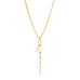 knot charm extender necklace
