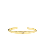 Angled Flat Face Cuff with Star