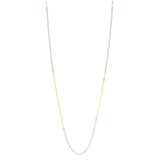 enamel and link necklace