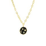Anchor Link Chain with Enamel Multi Shape Pendant