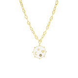 Anchor Link Chain with Enamel Multi Shape Pendant