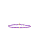 mini heishi stretch bracelet