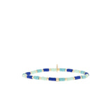 mini heishi stretch bracelet