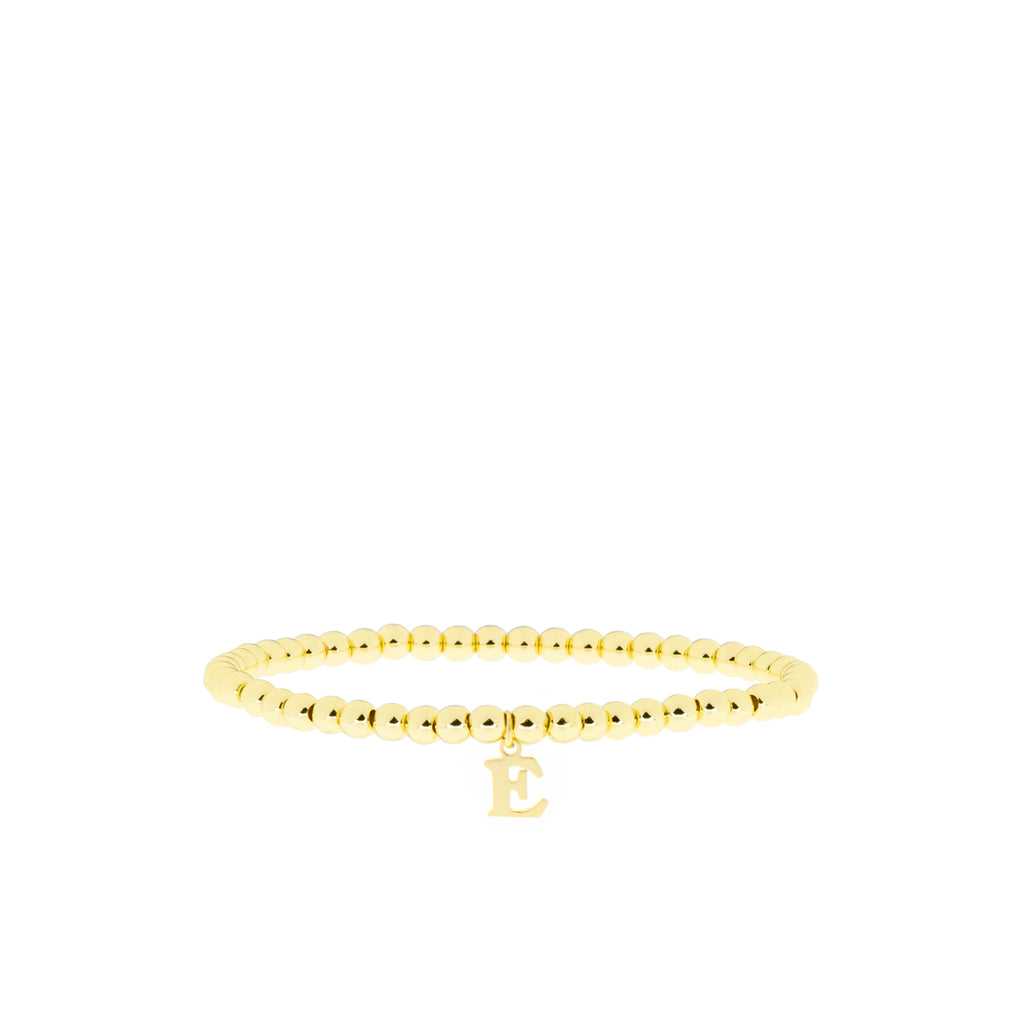 Diamond Initial Bracelet Letter E | TheNetJeweler