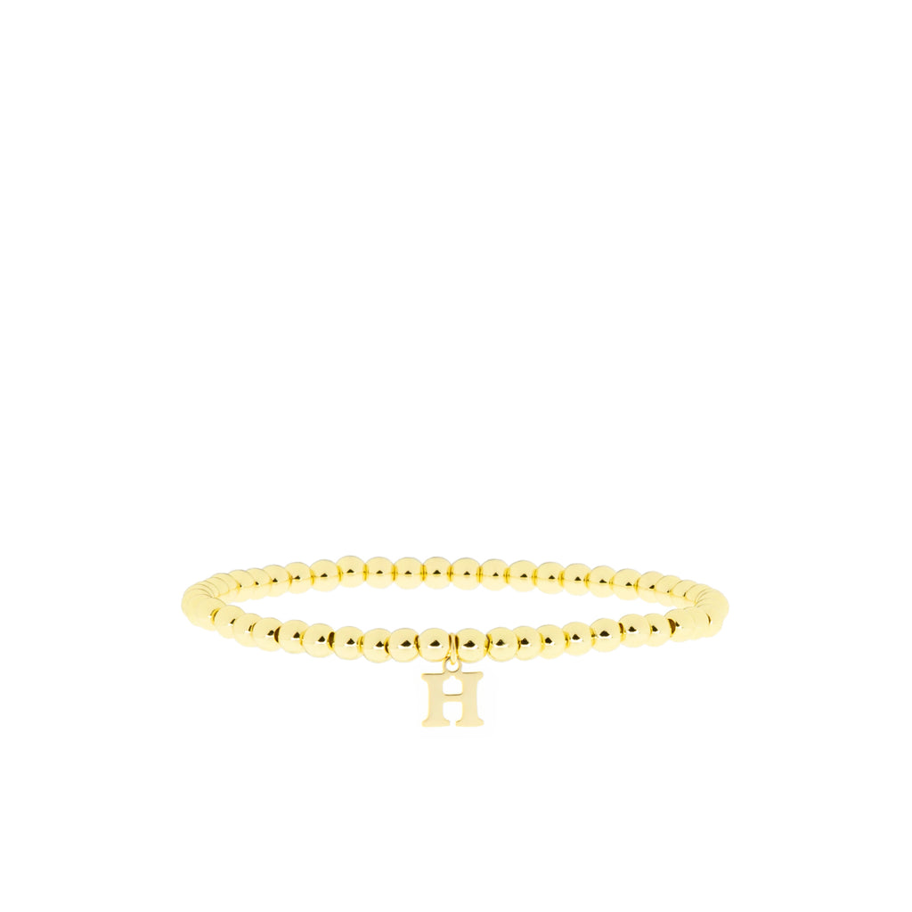 Gold Letter H Bracelet