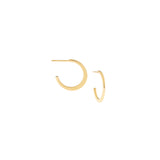 brass petite hoop
