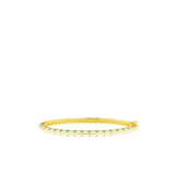gold plated pave spike bangle