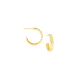 Gold Plated Overlay Disc Hoop