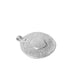 hammered disc bale charm