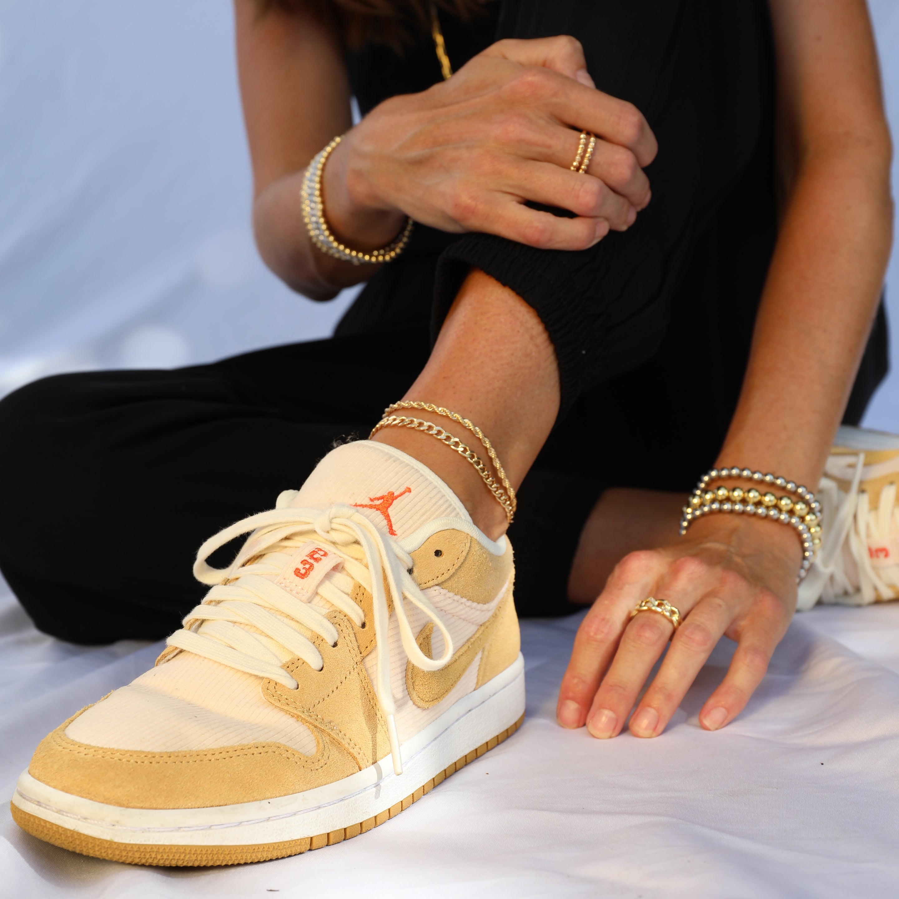 Gold Plated Curb Chain Anklet