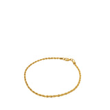 Gold Plated Rope Chain Anklet