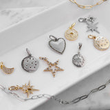 Pavé Mini Moon Bale Charm