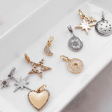 Pavé Mini Moon Bale Charm