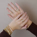 double strand metal bead toggle bracelet