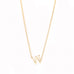 sterling/gold fill small initial necklace