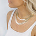 1/8" herringbone necklace
