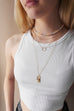 pearl and multi beaded choker
